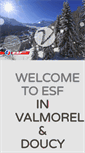 Mobile Screenshot of esf-valmorel.com
